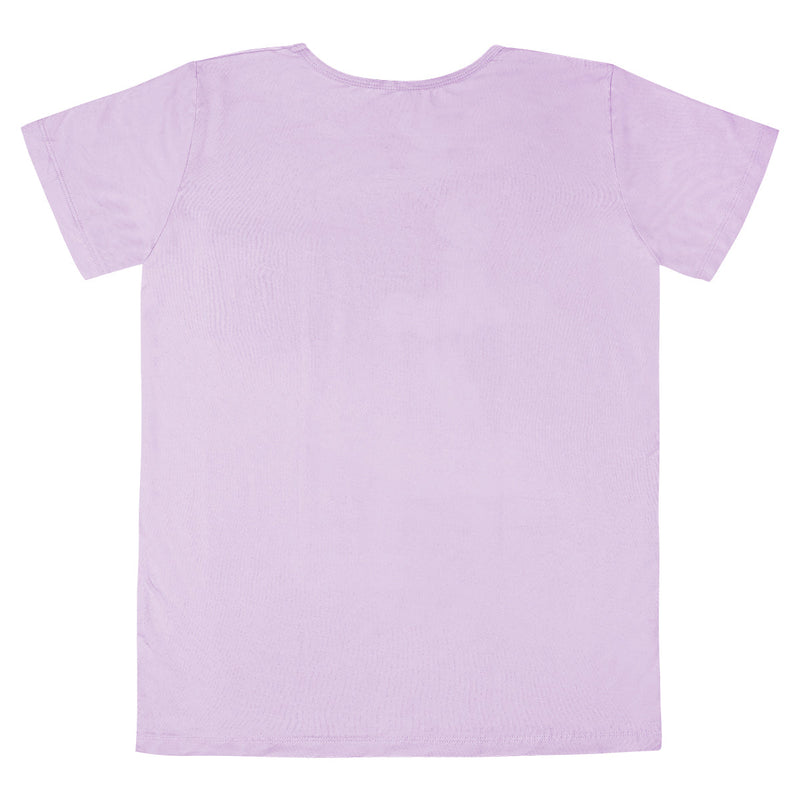 Short Sleeve Shirt Lilac + Pants Lilac