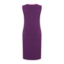 DooDooMooky Maternity & Nursing Sleeveless Dress Violet with Stripe