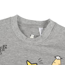 Unisex Long Sleeve Sweatshirt Happy Night Grey