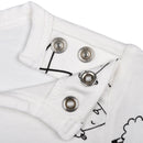 Romper Short Sleeve Cute Big Star & Sheepz White