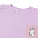 Short Sleeve Shirt Lilac + Pants Lilac