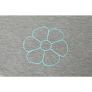 DooDooMooky Maternity & Nursing Dress Flower with Blue Stripe