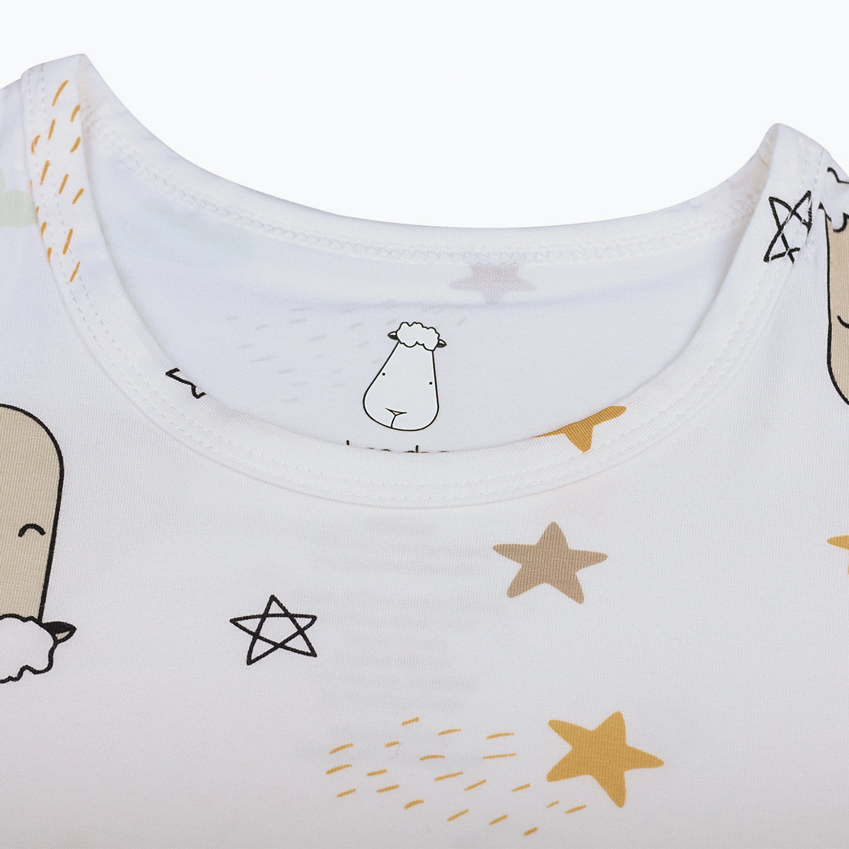 Unisex Short Sleeve T-Shirt Goodnight Baa Baa White