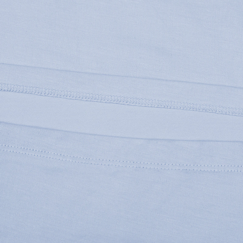 Short Sleeve Shirt Blue + Pants Blue