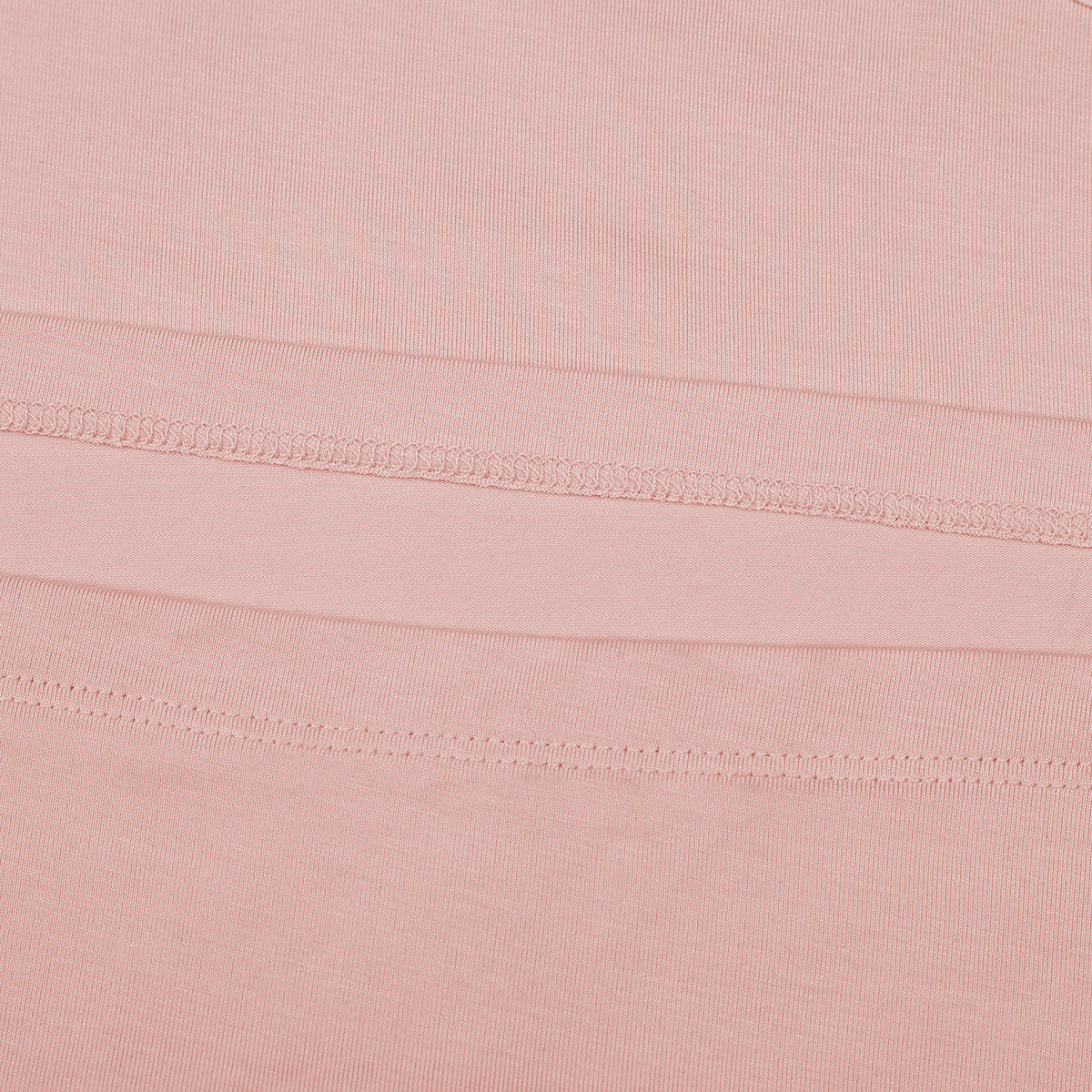 Short Sleeve Shirt Pink + Pants Pink