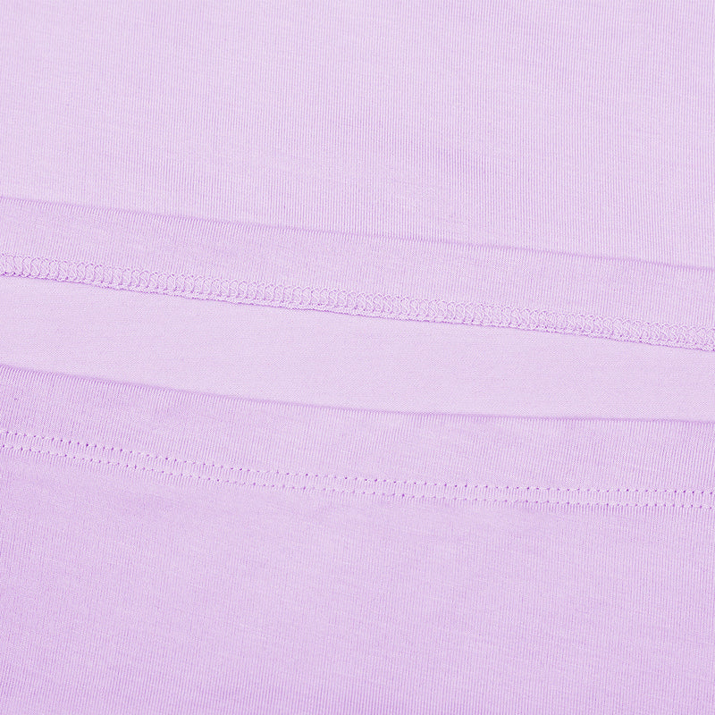 Short Sleeve Shirt Lilac + Pants Lilac