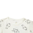 Pyjamas Set Cute Big Star & Sheepz White + Cute Big Star & Sheepz White