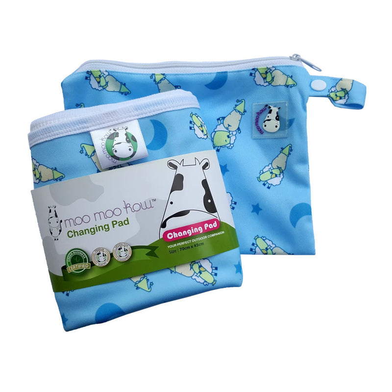 Changing Pad Travel Size BaaBaaSheepz Blue