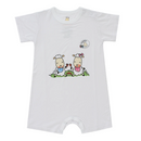 SPECIAL EDITION - Romper Short Sleeve Party Time White