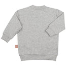Unisex Long Sleeve Sweatshirt Happy Sleep Grey