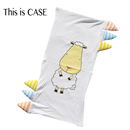 Bed-Time Buddy™ Case Front & Back Sheepz White with Stripe tag - Jumbo