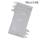 Bed-Time Buddy Case Big Star & Sheepz Grey with Stripe, Polka Dot & Checkers tag Grey - Medium