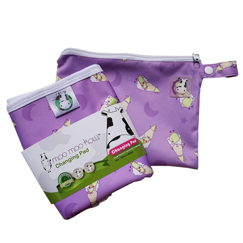 Changing Pad Travel Size BaaBaaSheepz Purple