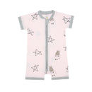 Romper Short Sleeve Zip Big Star & Sheepz Pink
