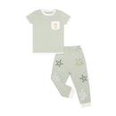 Short Sleeve Shirt + Pants Dream Garden C Leaf