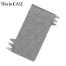 Bed-Time Buddy Case Big Sheepz Grey with Stripe, Polka Dot & Checkers tag Grey - Small