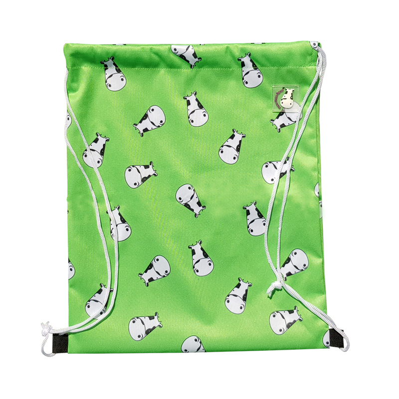 Lucky Bag - Drawstring Bag Lucky Kow Green