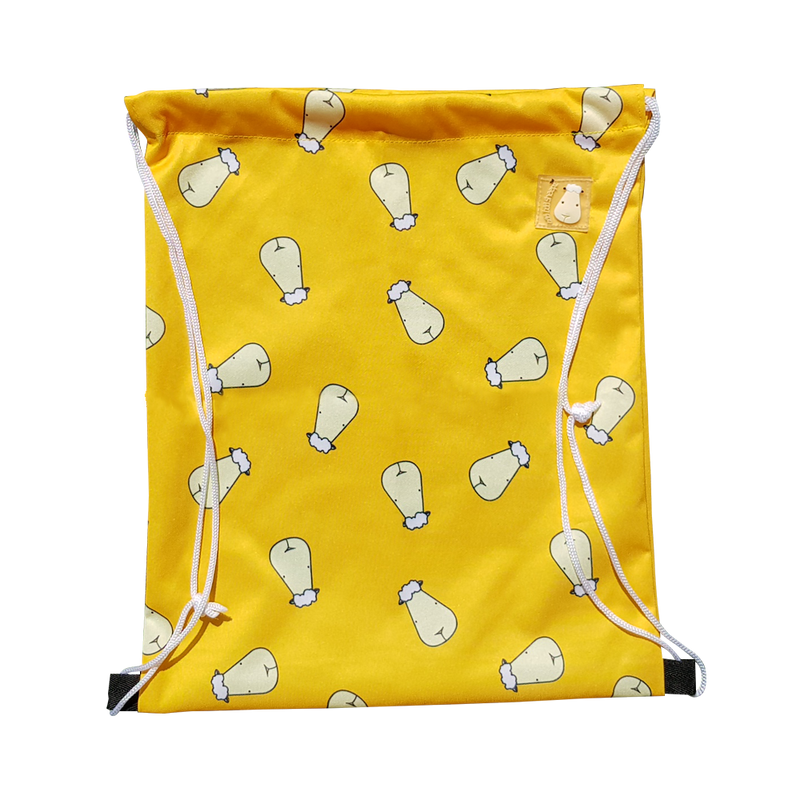Lucky Bag - Drawstring Bag Lucky Sheepz Yellow