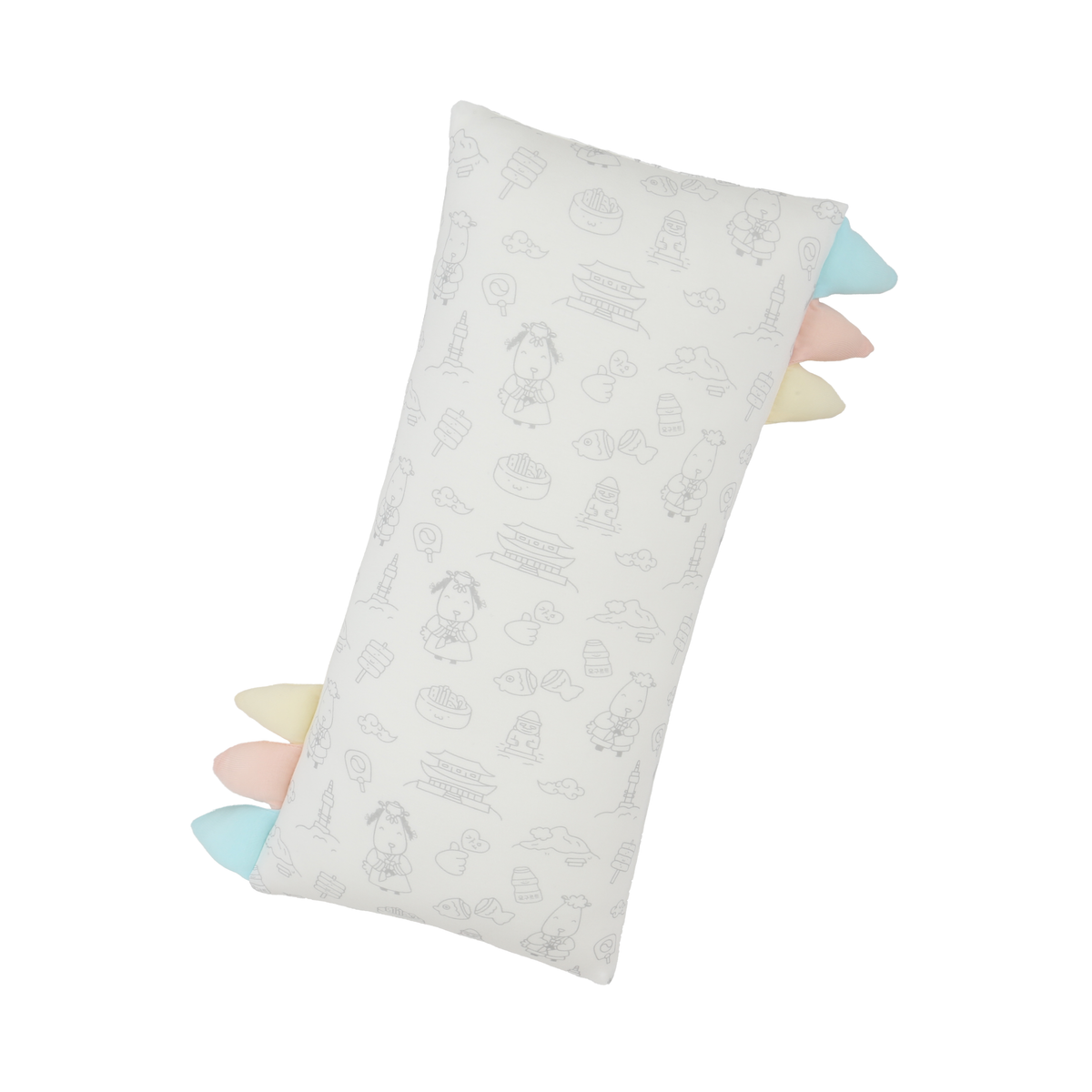 Bed-Time Buddy™ K03 White with Color tag - Medium (size 18x38cm)
