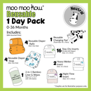 Moo Moo Kow® - Reusable 1 Day Package