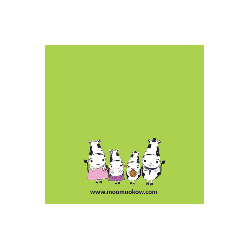 Greetings Card - Moo Moo Kow® Green