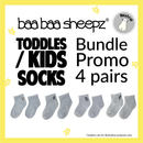 Toddler / Kids Socks Bundle Promo 4 pairs