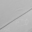 Single Layer Blanket Cute Big Star & Head Grey - 4T