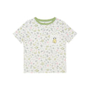 Women Short Sleeve T-Shirt Dream Garden A Cream