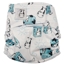 Cloth Diaper One Size Aplix - Milk Milk