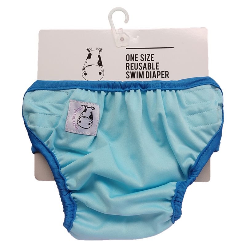 One Size Swim Diaper Baby Blue