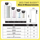 Bed-Time Buddy™ Big Sheepz Grey with Stripe, Polka Dot & Checkers tag Grey - XL (size 31x86cm)