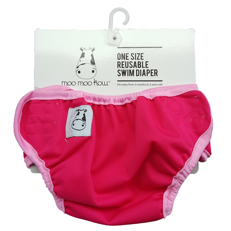One Size Swim Diaper Candy Pink