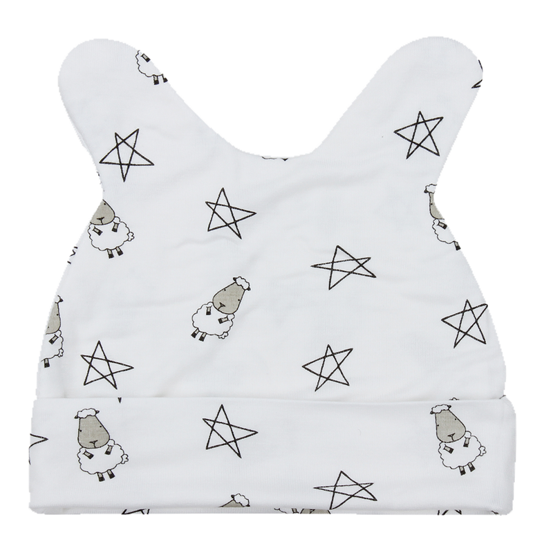 Cap White Small Star & Sheepz