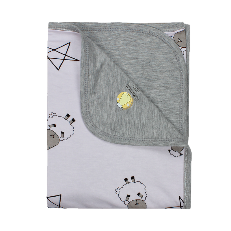 Double Layer Blanket Big Star & Sheepz Pink - 36M