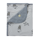 Double Layer Blanket Big Star & Sheepz Yellow - 36M