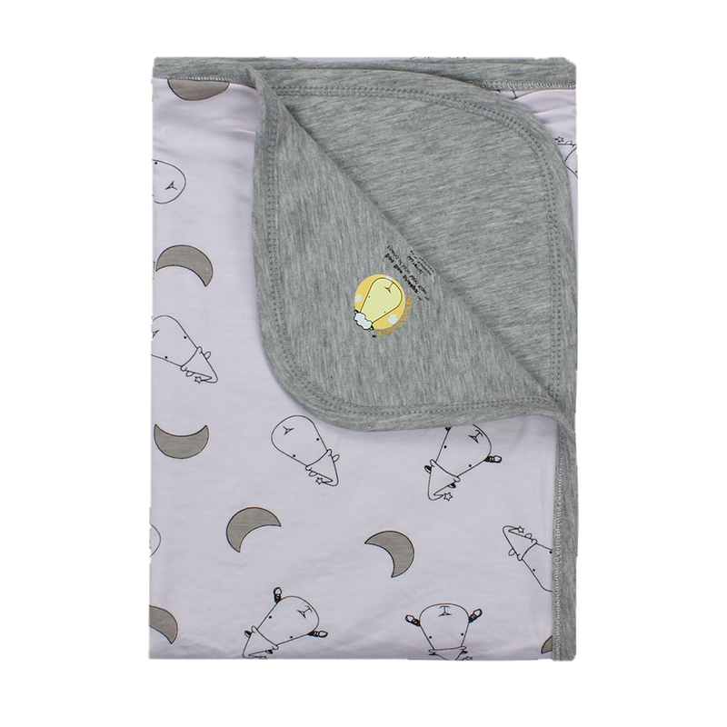Double Layer Blanket Small Moon & Sheepz Pink - 36M