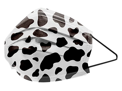 Laitest Medical Face Mask 50's - Cow Black