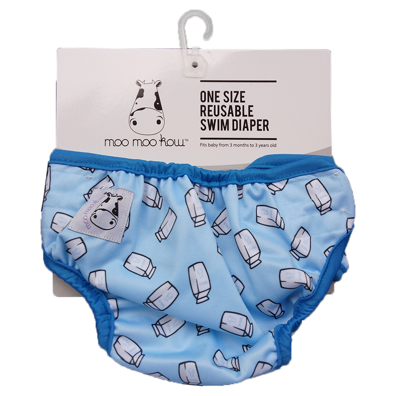One Size Swim Diaper Milk Cartons