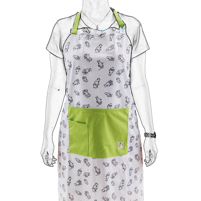 Bath Time Apron - Moo Family
