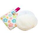DooDooMooky Bamboo Nursing Pad Mooky Flower Pink Tag