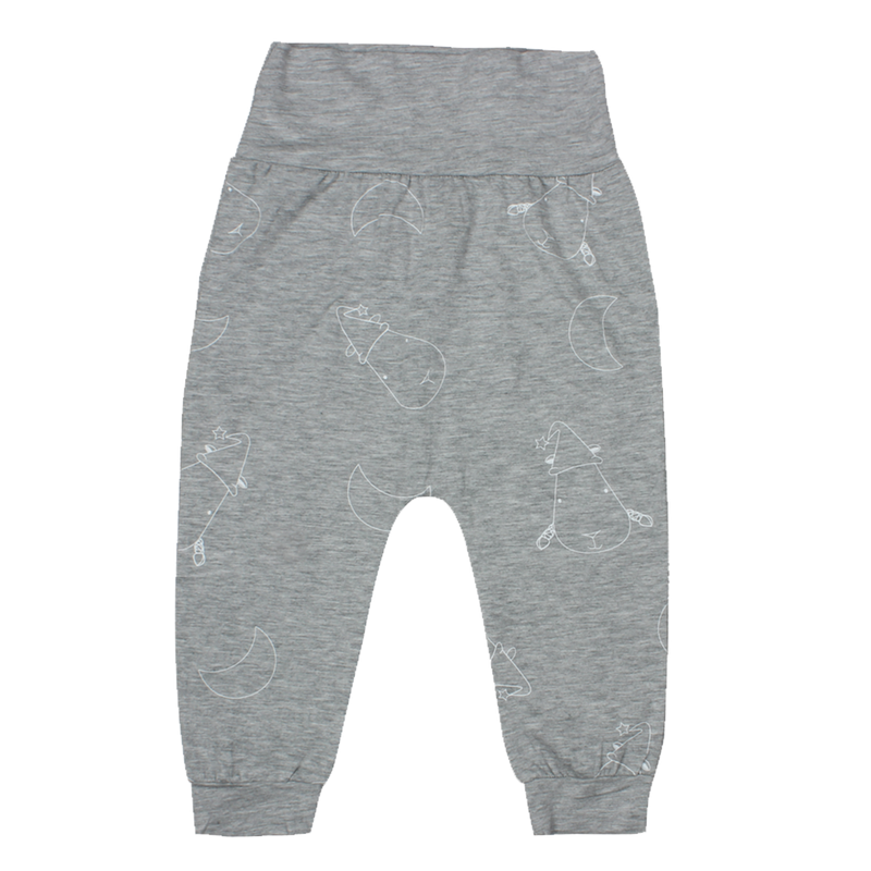 Long Pant foldable waist Grey Big Moon & Sheepz