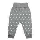 Long Pant foldable waist Grey Polka Dot