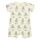 bamboo romper yellow