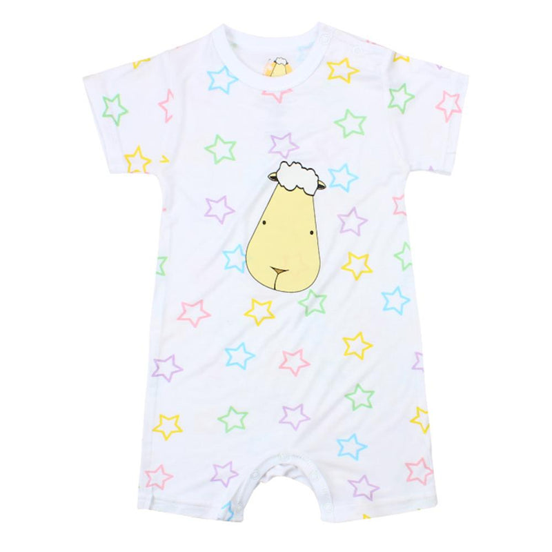 bamboo romper colourful