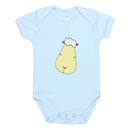 bamboo onesie baby blue