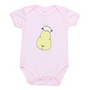 bamboo onesie baby pink