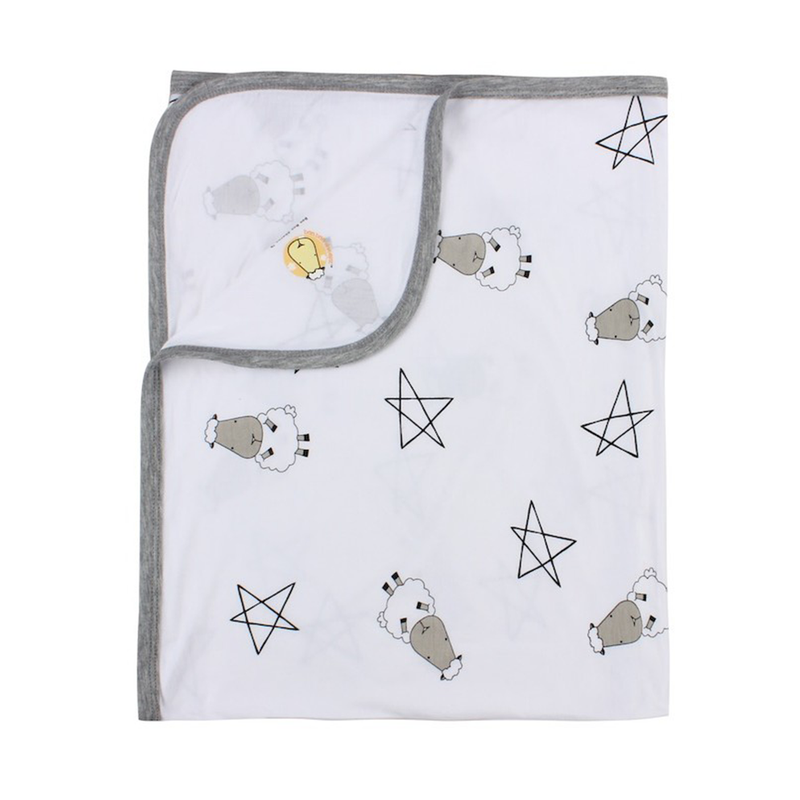 bamboo blanket baby white