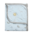 Single Layer Blanket Small Moon & Sheepz Blue - 36M