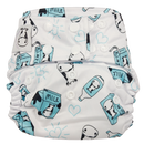 Cloth Diaper One Size Snap - Milk Milk