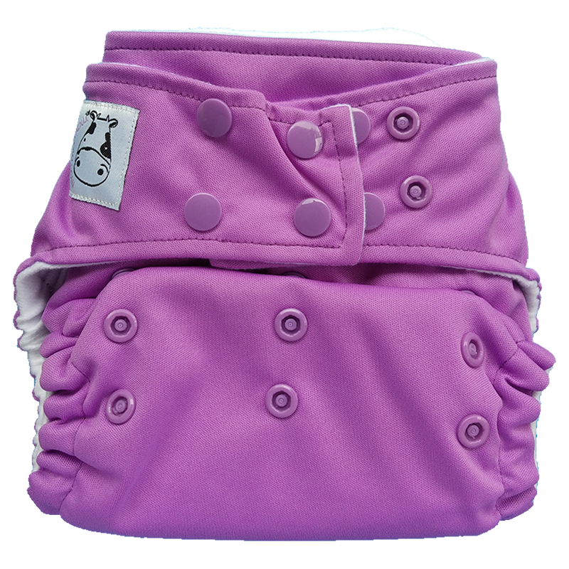 Cloth Diaper One Size Snap - Violet
